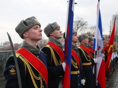 В Воронеже возложили цветы и венки к могиле Неизвестного Солдата
