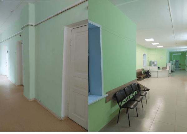 В Воронеже завершили проведение капремонта за 17 млн рублей в горбольнице №3