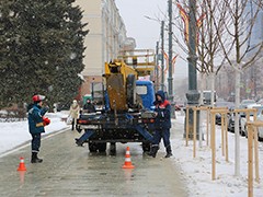 Сегодня на проспекте Революции проверят параметры освещения новых светильников