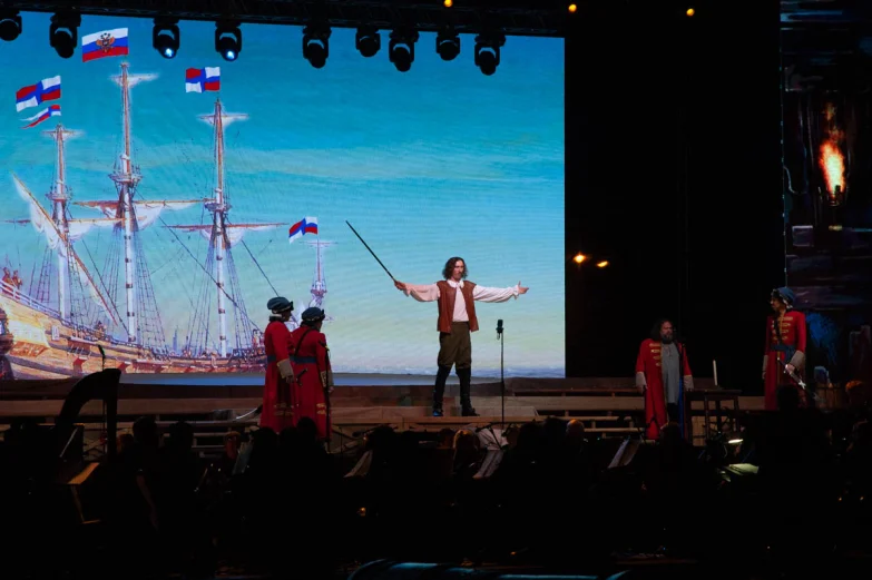 &laquo;Построим верфи здесь!&raquo; В Воронеже на Адмиралтейской площади показали оперу о Петре I