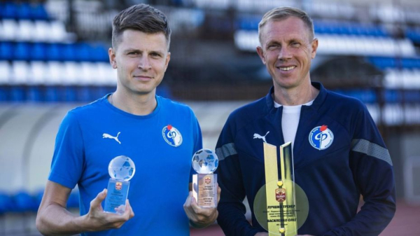 Наставнику и бомбардиру воронежского &laquo;Факела&raquo; вручили награды за триумфальный сезон в ФНЛ