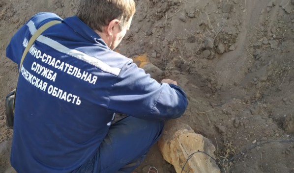 Под Воронежем взорвали минометную мину и артиллерийские снаряды