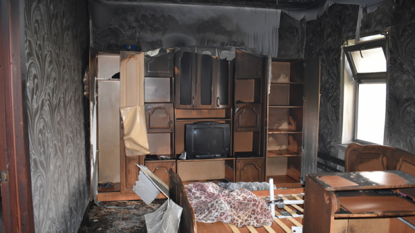 У многодетной семьи из борисоглебского села Боганы при пожаре сгорел дом