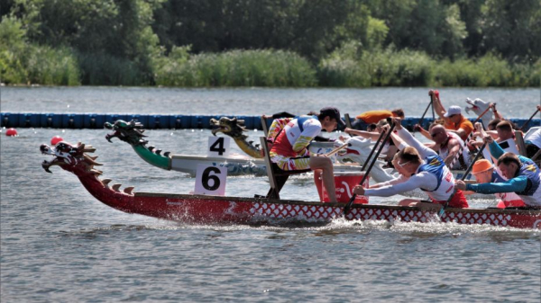 В Воронеже прошли региональные соревнования по гребле на лодках &laquo;Дракон&raquo;
