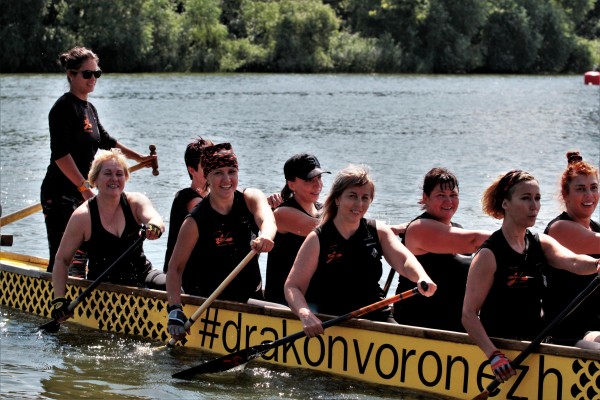 В Воронеже прошли региональные соревнования по гребле на лодках &laquo;Дракон&raquo;