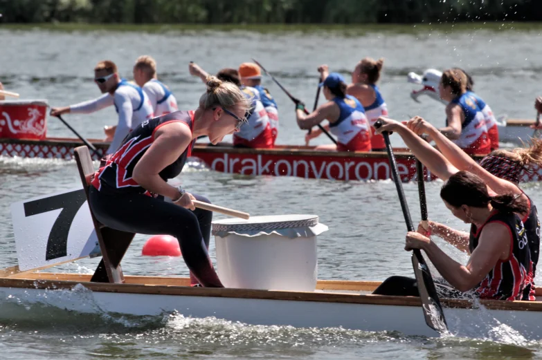 В Воронеже прошли региональные соревнования по гребле на лодках &laquo;Дракон&raquo;