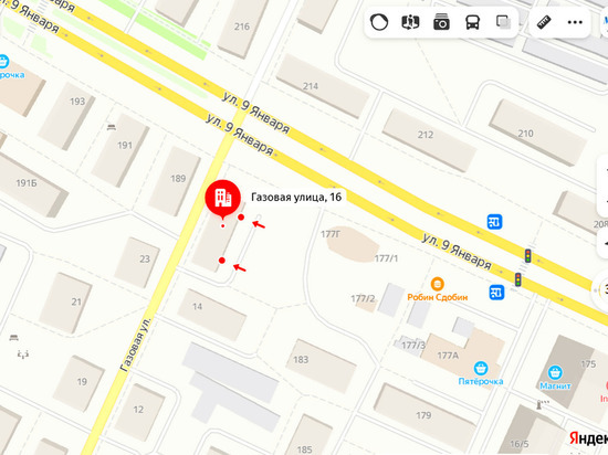 В Воронеже на сутки закрыли движение на участке улицы Газовой около 9 Января