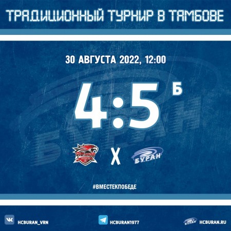 Невероятный камбэк "Бурана" и победа по буллитам Ко всем новостям