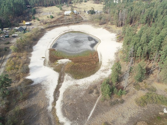 В Воронежском заповеднике пересохшее озеро Чистое вновь стало наполняться водой