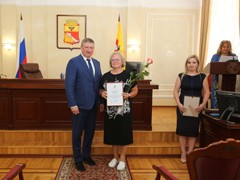 В Воронеже вручили награды ко Дню физкультурника