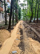 В районах города продолжается благоустройство дворовых территорий