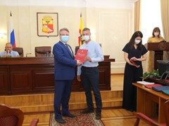 Глава Воронежа Вадим Кстенин: "Труд наших строителей дает возможность реализовывать масштабные проекты по развитию города"