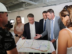 Мэр Вадим Кстенин: строительство новой школы для &laquo;Процессора&raquo; даст импульс развитию другой инфраструктуры микрорайона