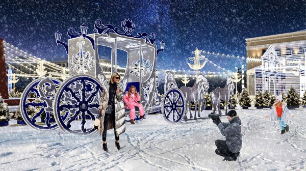 В Воронеже новогоднюю площадь Ленина оформят в стиле Петровской эпохи