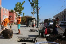 Мэр Воронежа обсудит с подрядчиком низкие темпы благоустройства проспекта Революции