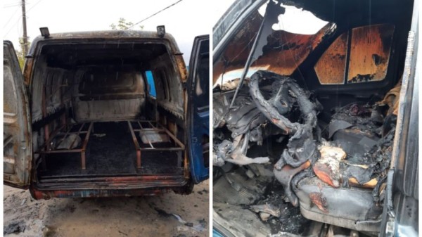 Ревнивый воронежец сжег &laquo;Газель&raquo; коллеги своей супруги